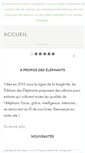 Mobile Screenshot of les-editions-des-elephants.com
